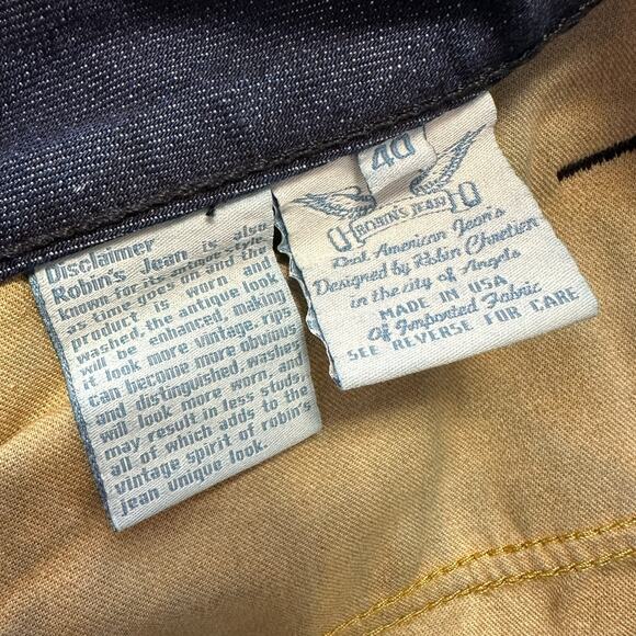 Robin's Jean Style D5696 Long Flap Gold Coated Crystal Embellished Size 40x31 - Picture 12 of 14